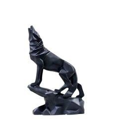Antique Matt Finish Wolf Statue