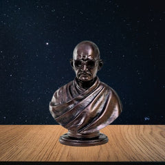 mahtma gandhi face decor sculpture
