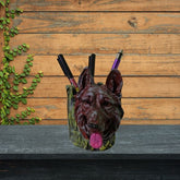 German Shephard Dog Pen Stand Decor Showpiece