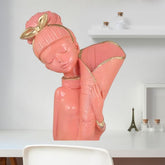 Enchanting Girl Showpiece - Exquisite Polyresin Decor | Ideal Gift for Home, Office, Decor.