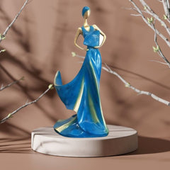 Modern Lady Wine Bottle Holder Showpiece