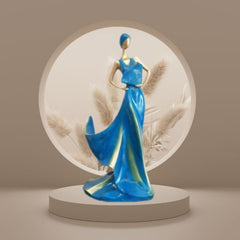 Modern Lady Wine Bottle Holder Showpiece