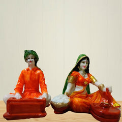 Rajasthani Men and Women Decor Showpiece