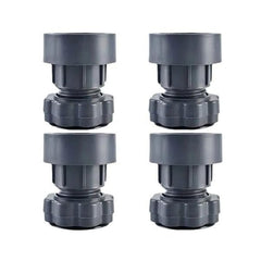 Plastic Washing Machine Vibration Feet , Adjustable Highly Non-Slip Support Anti Vibration Walk  Shock Absorber Noise Cancelling Furniture Lifting Base (4 Pcs Set)