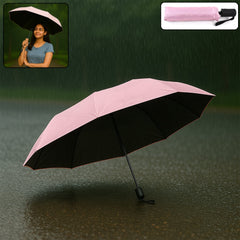 3-Fold Umbrella Summer Sun and Rain Protection Foldable Cute Umbrella || UV Protection Rain Sun Umbrella || Travel Accessories || Umbrella for Children, Girls, and Boys (1 Pc)