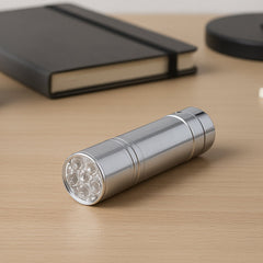 Portable Mini Torch, Super-Bright Mini 6 LED Bulb Pocket Torches - Small Keyring Torch Flashlight for Camping, Hiking, DIY, Travelling, Outdoors and More 3 Battery operated (Battery not included / 1 pc / Mix Color )