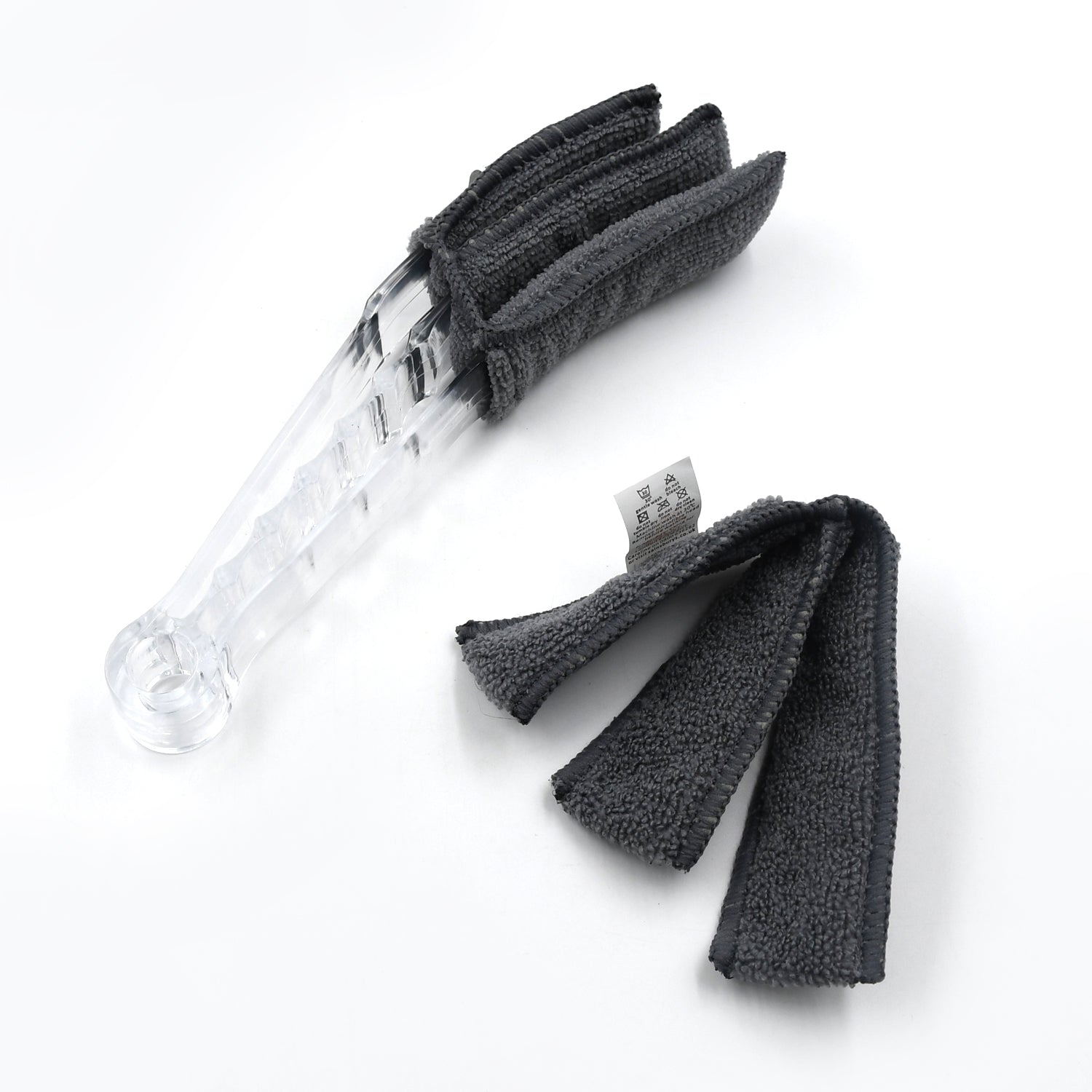 Window Blind Cleaner Brush with Microfiber Sleeves ? Dusting Tool for Shutters & AC (1 Pc)