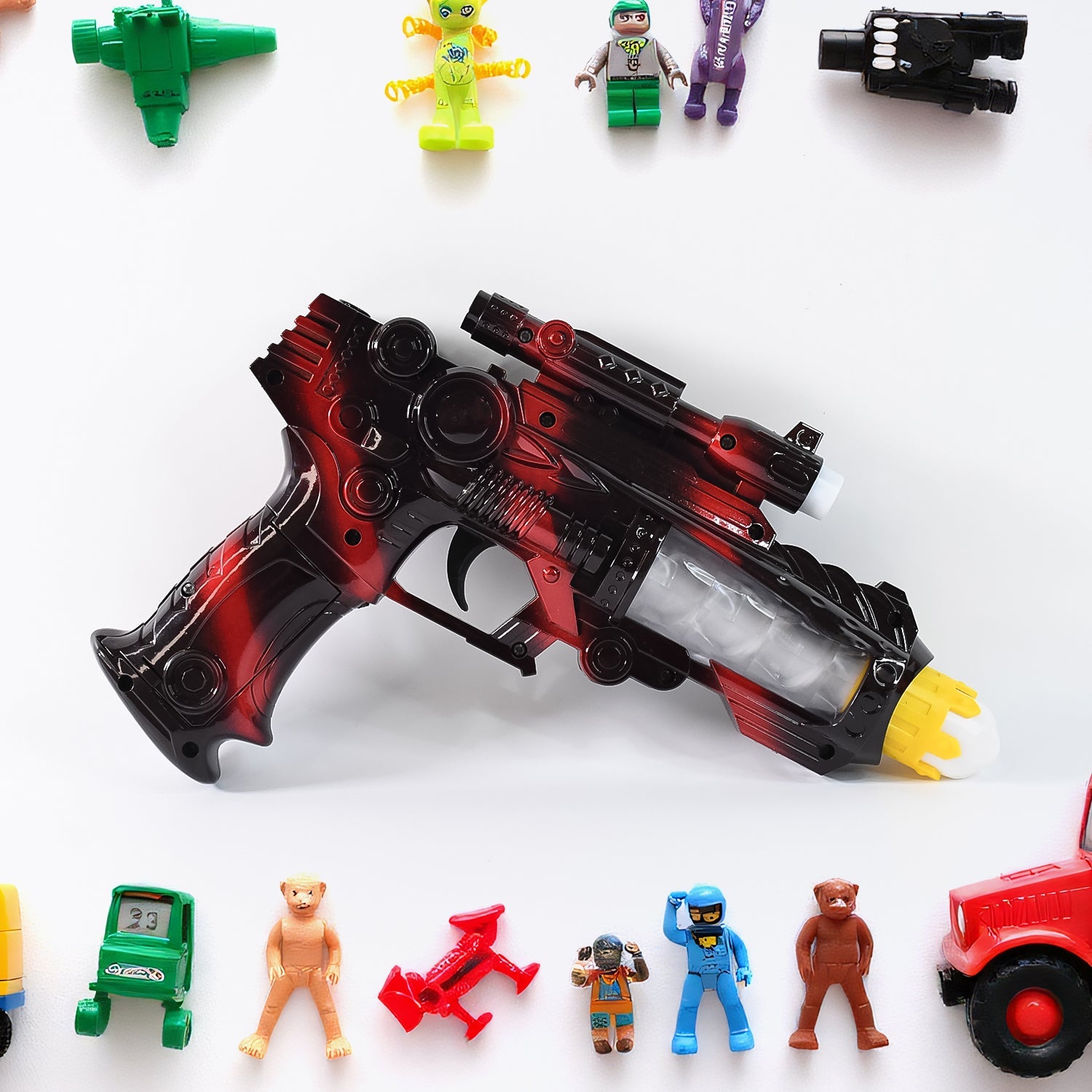 TTG LED Flashing Sound Laser Toy Gun ? Battery Operated Space Gun with Lights & Music