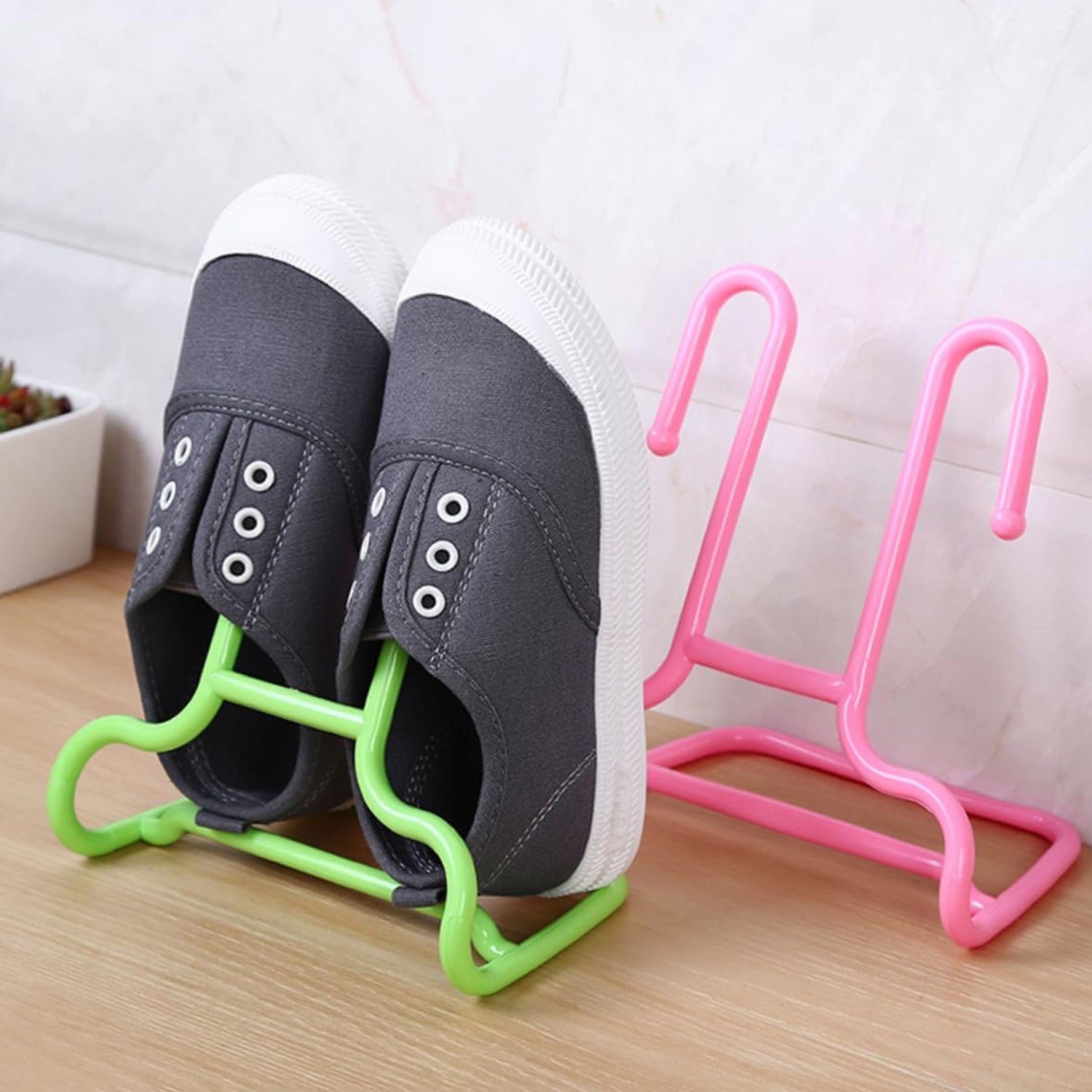 Multi-Function Drying Rack & Shoe Organizer – Hanging Storage Shelf for Wardrobe & Closet, Shoe Stand & Holder (2 Pc Set)