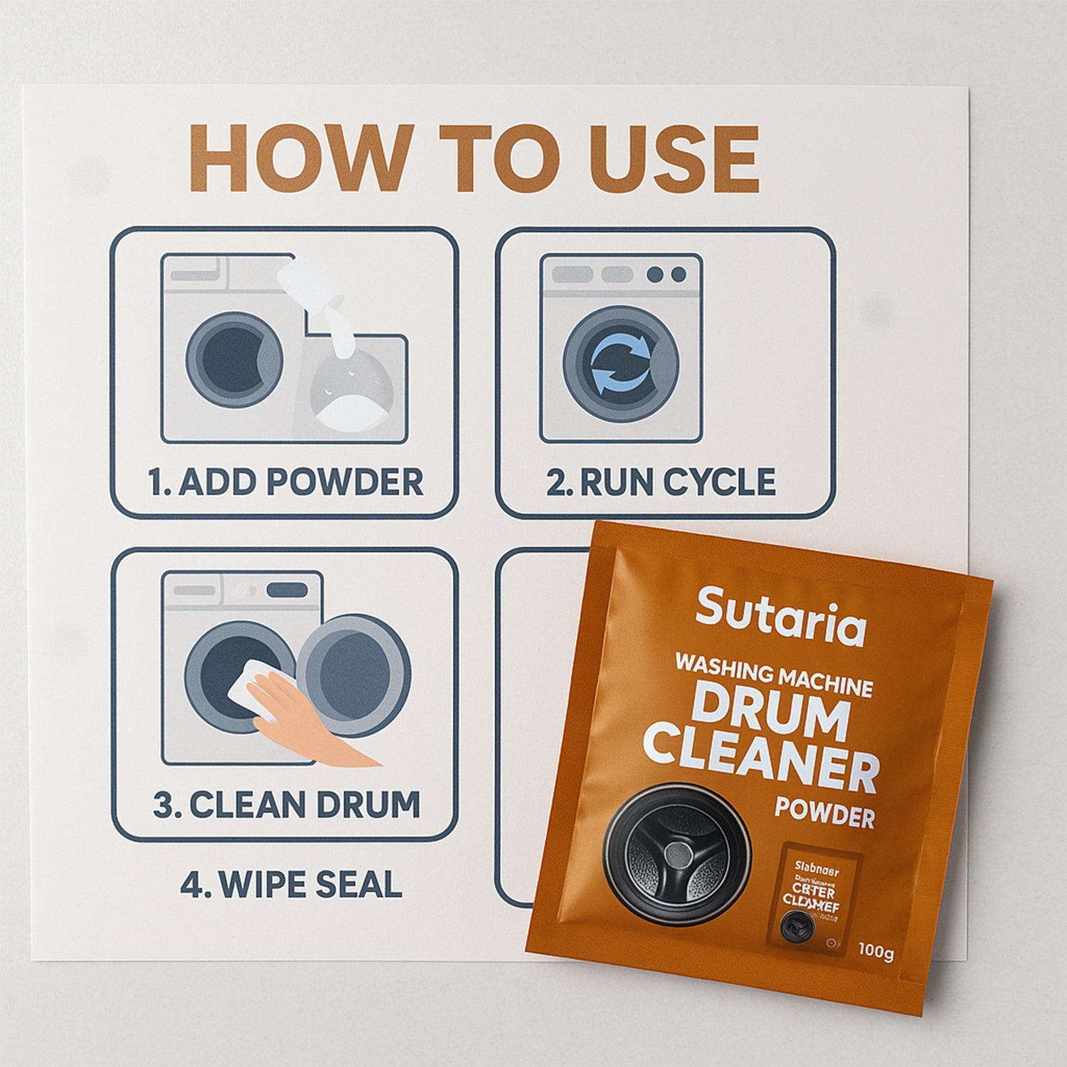 Washing Machine Drum Cleaner Powder ? 100g
