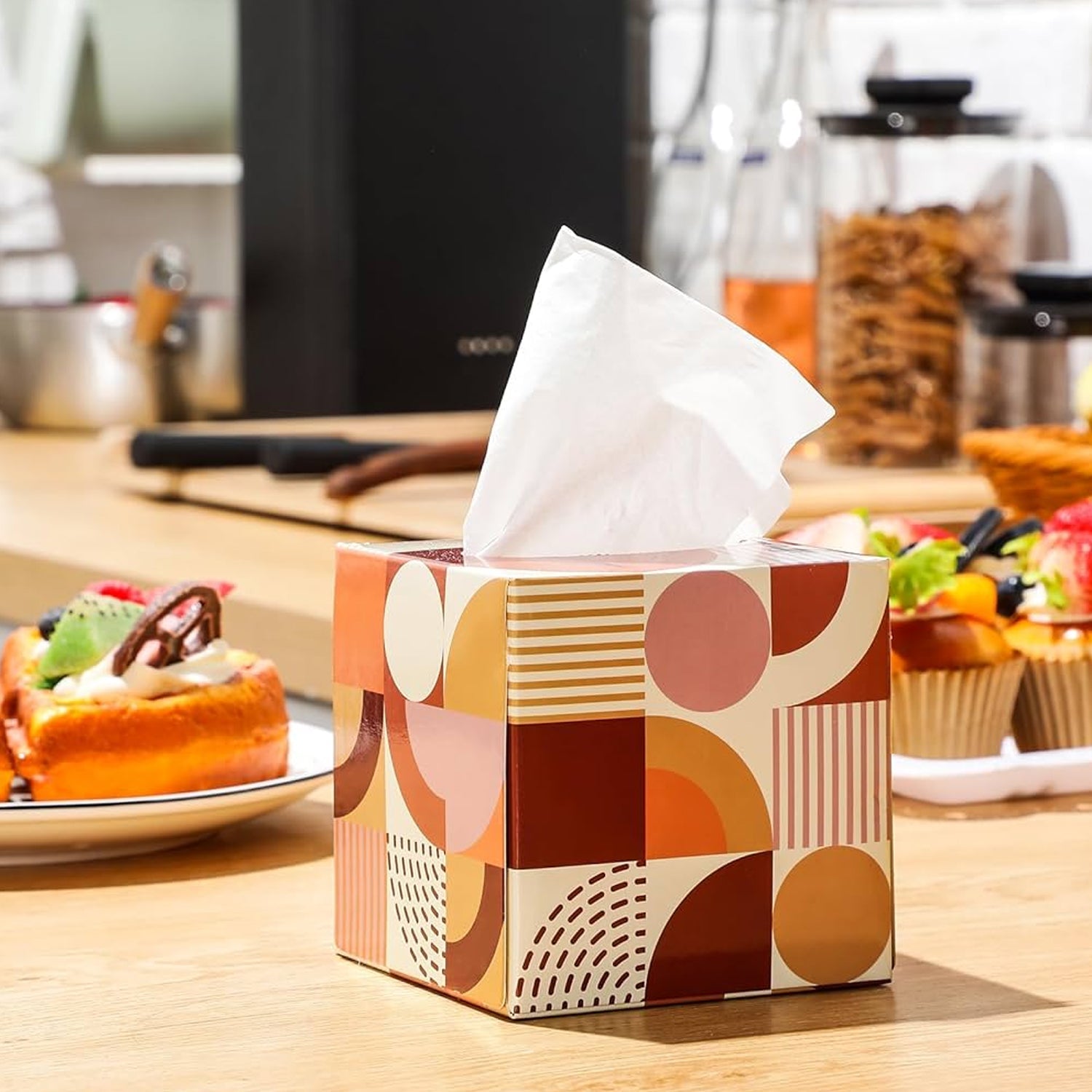 Tissues Cube Box ? Stylish and Practical Tissue Holder for Home & Office (50 Pcs Set Approx)