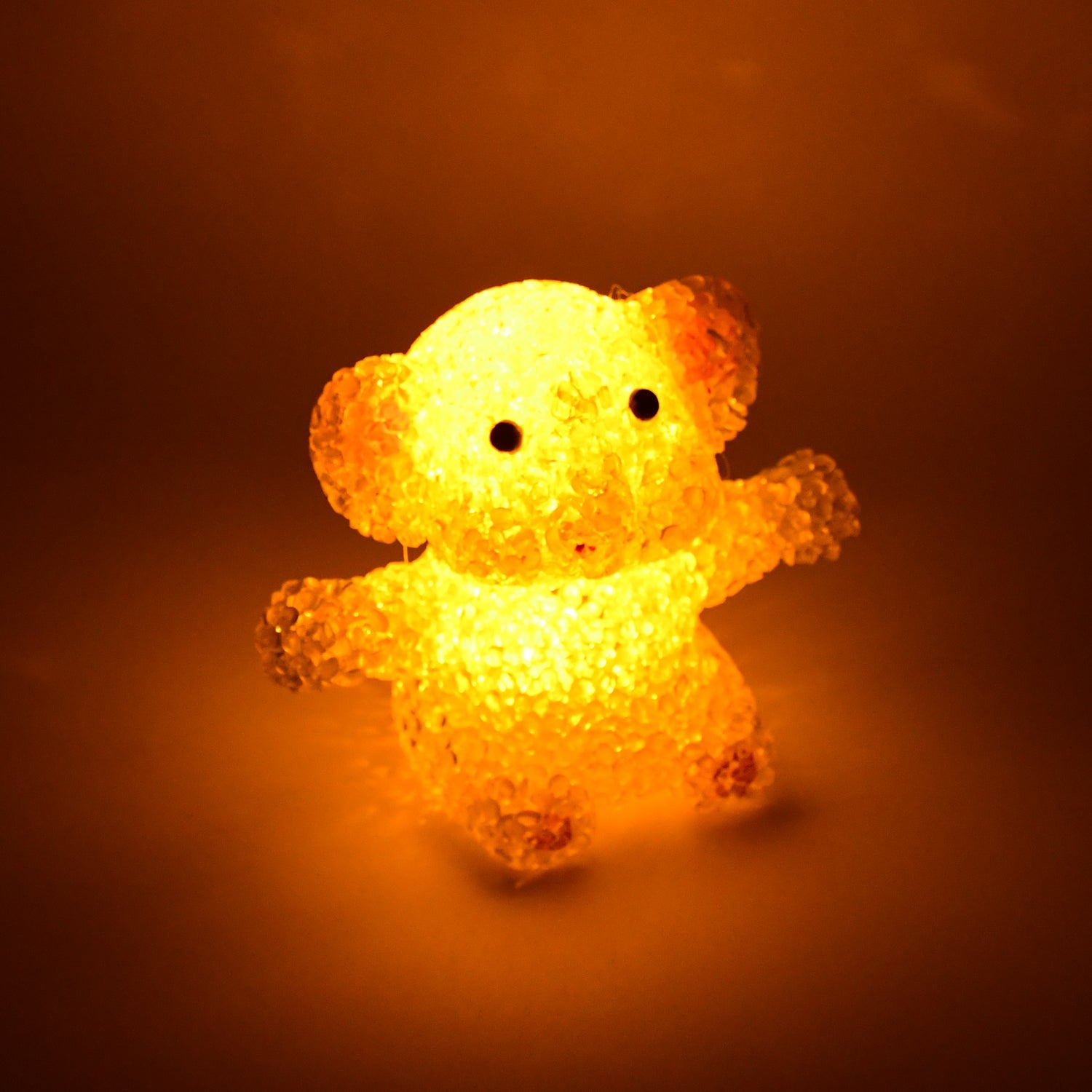 Cartoon Shape Crystal LED Night Light Lamp ? Cute Glowing Animal Decorative Light (1 Pc)