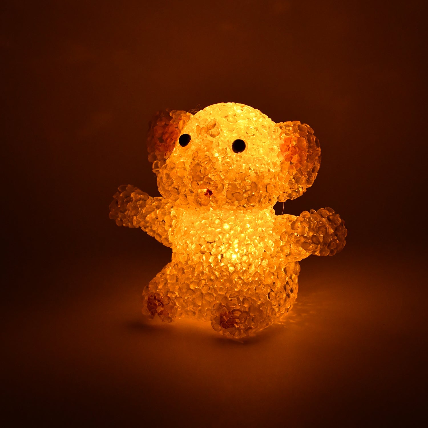 Cartoon Shape Crystal LED Night Light Lamp ? Cute Glowing Animal Decorative Light (1 Pc)