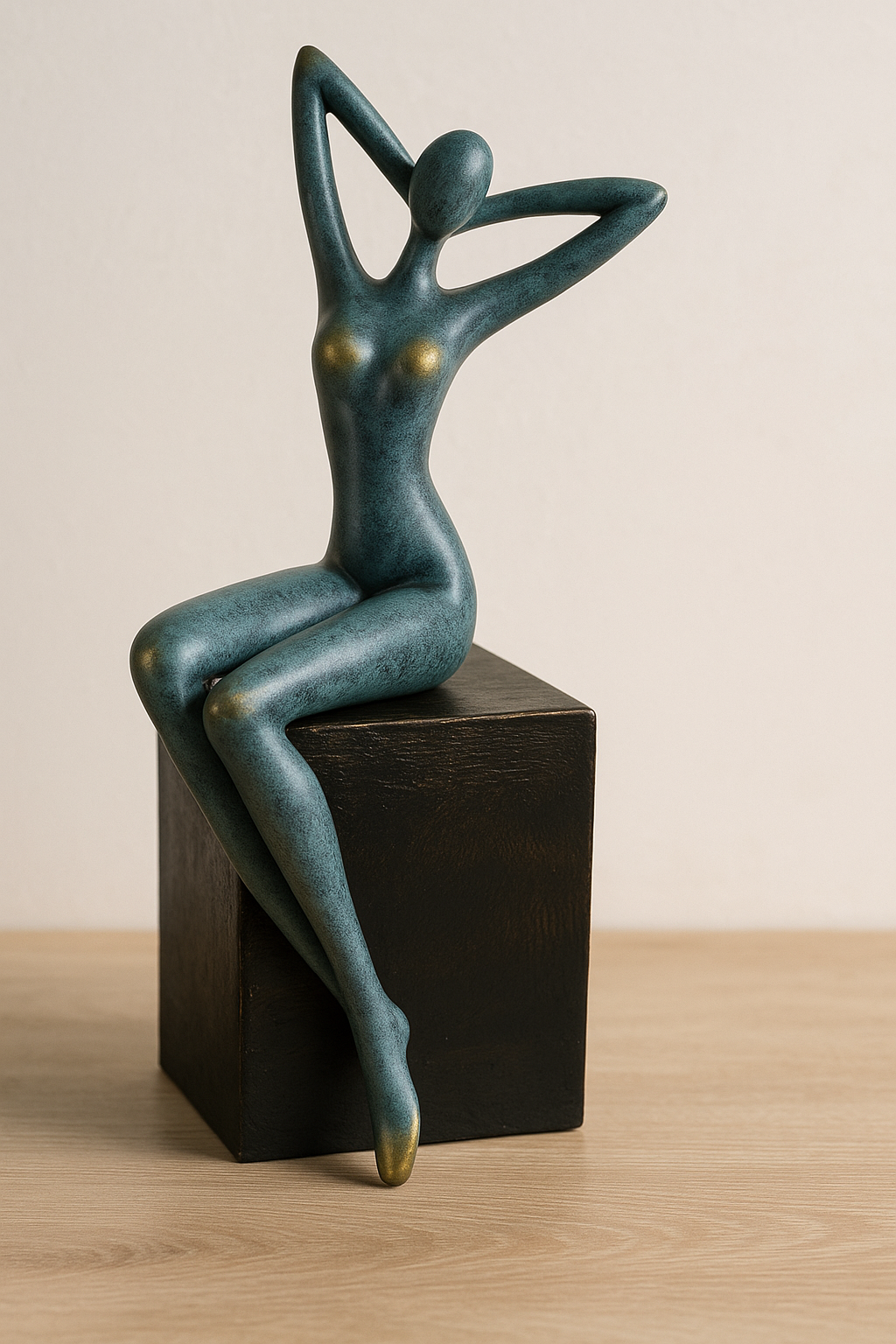 yoga lady decor showpiece