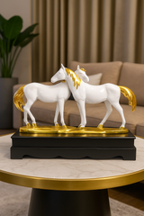 Horse Couple Statue Decor