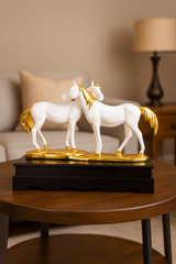 Horse Couple Statue Decor
