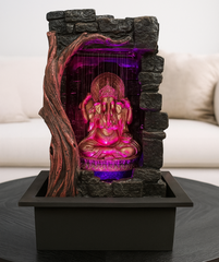 Ganesha LED Tabletop Fountain Showpiece