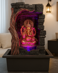 Ganesha LED Tabletop Fountain Showpiece