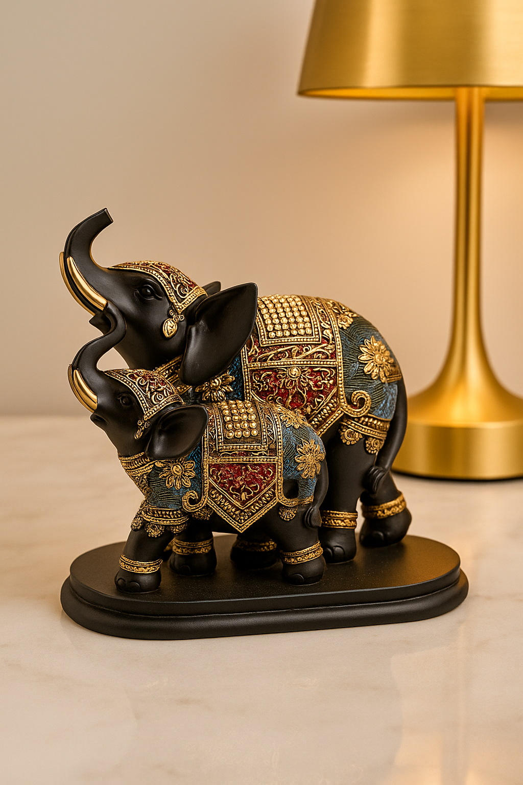 Decorative Elephant decor showpiece Set