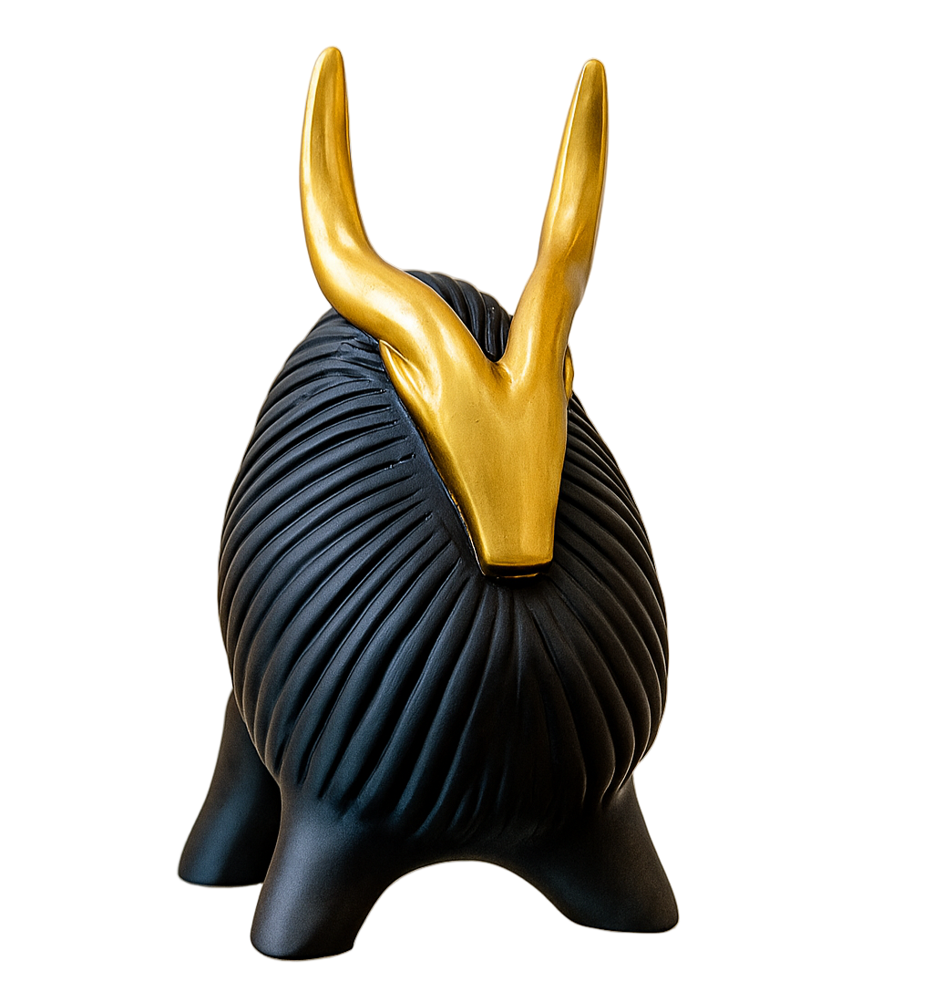 Abstract Antelope figurine Set