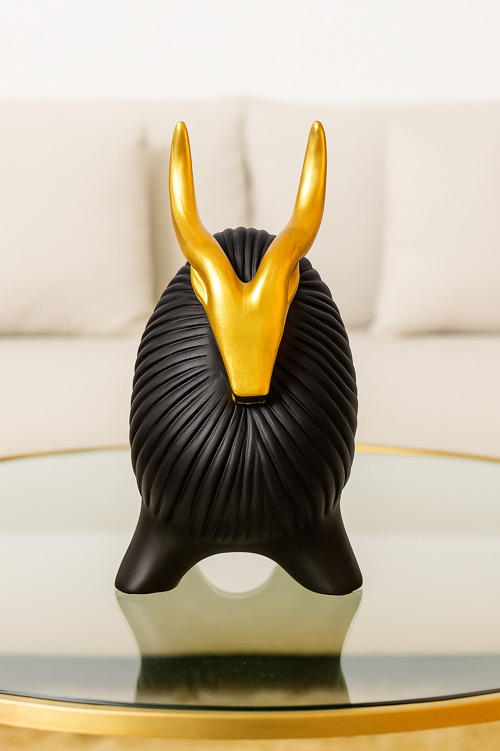 Abstract Antelope figurine Set