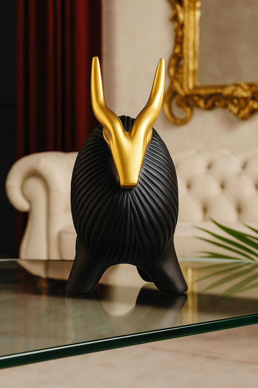 Abstract Antelope figurine Set