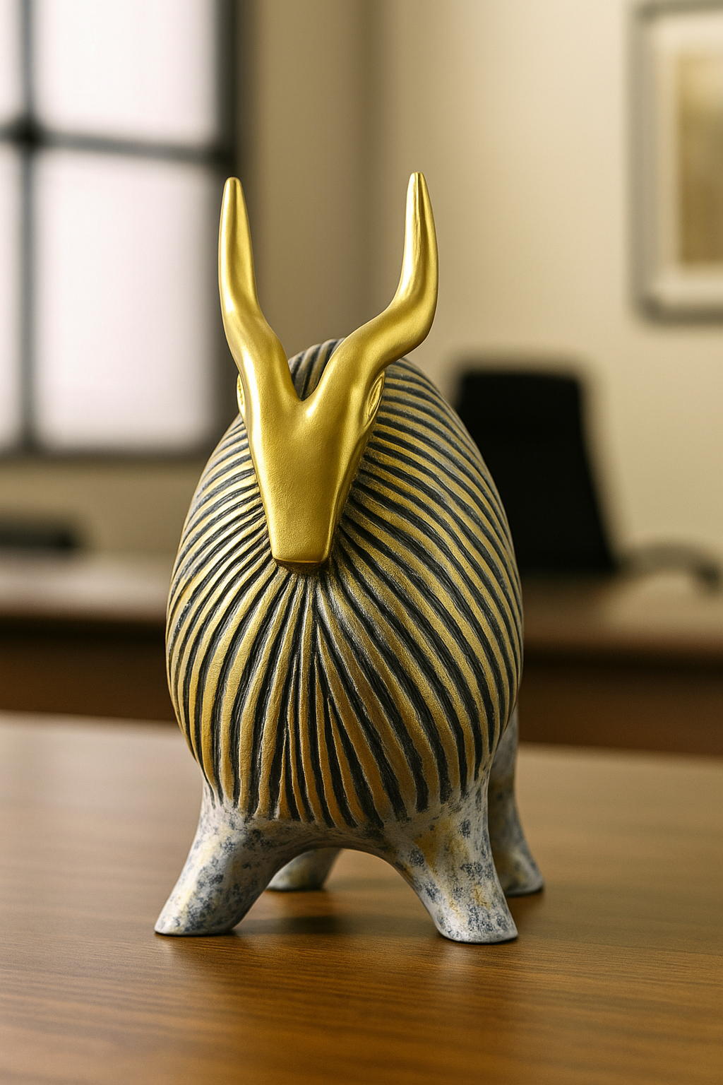 Abstract Antelope figurine Set