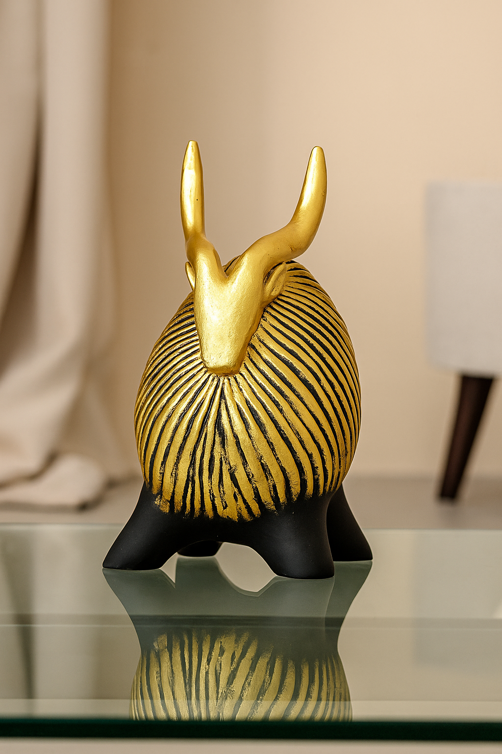 Abstract Antelope figurine Set