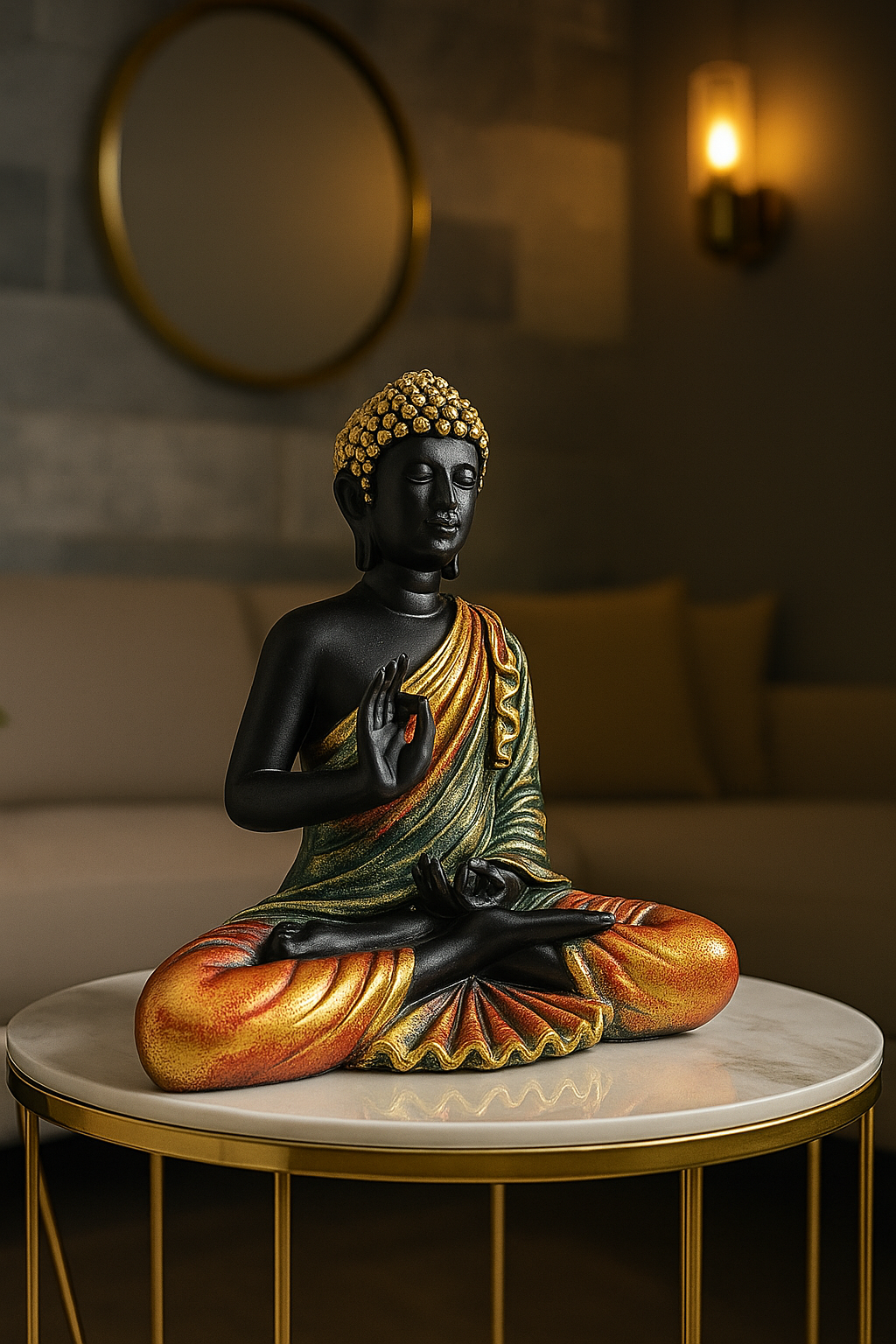 Meditation buddha decor showpiece