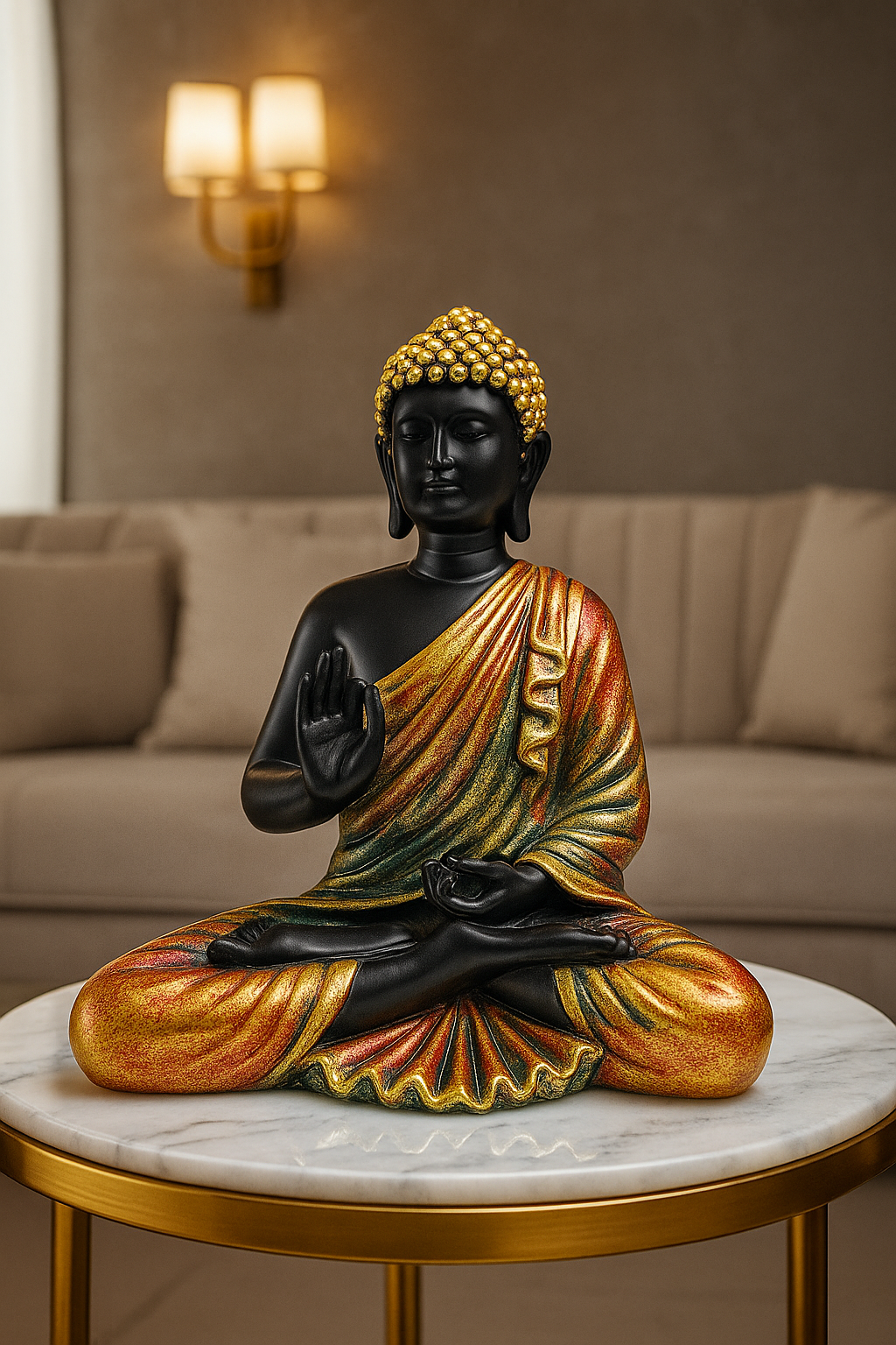 Meditation buddha decor showpiece