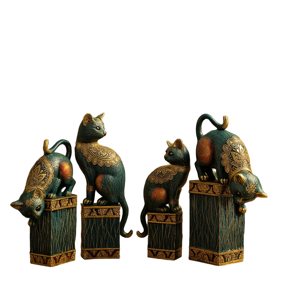 Cat decor showpiece Set