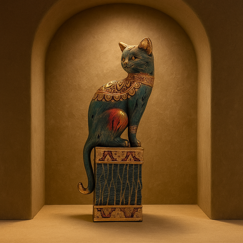 Luxury Decorative Cat decor statue Set
