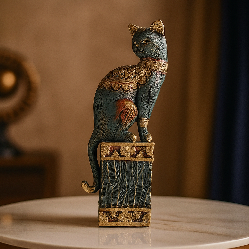 Luxury Decorative Cat decor statue Set