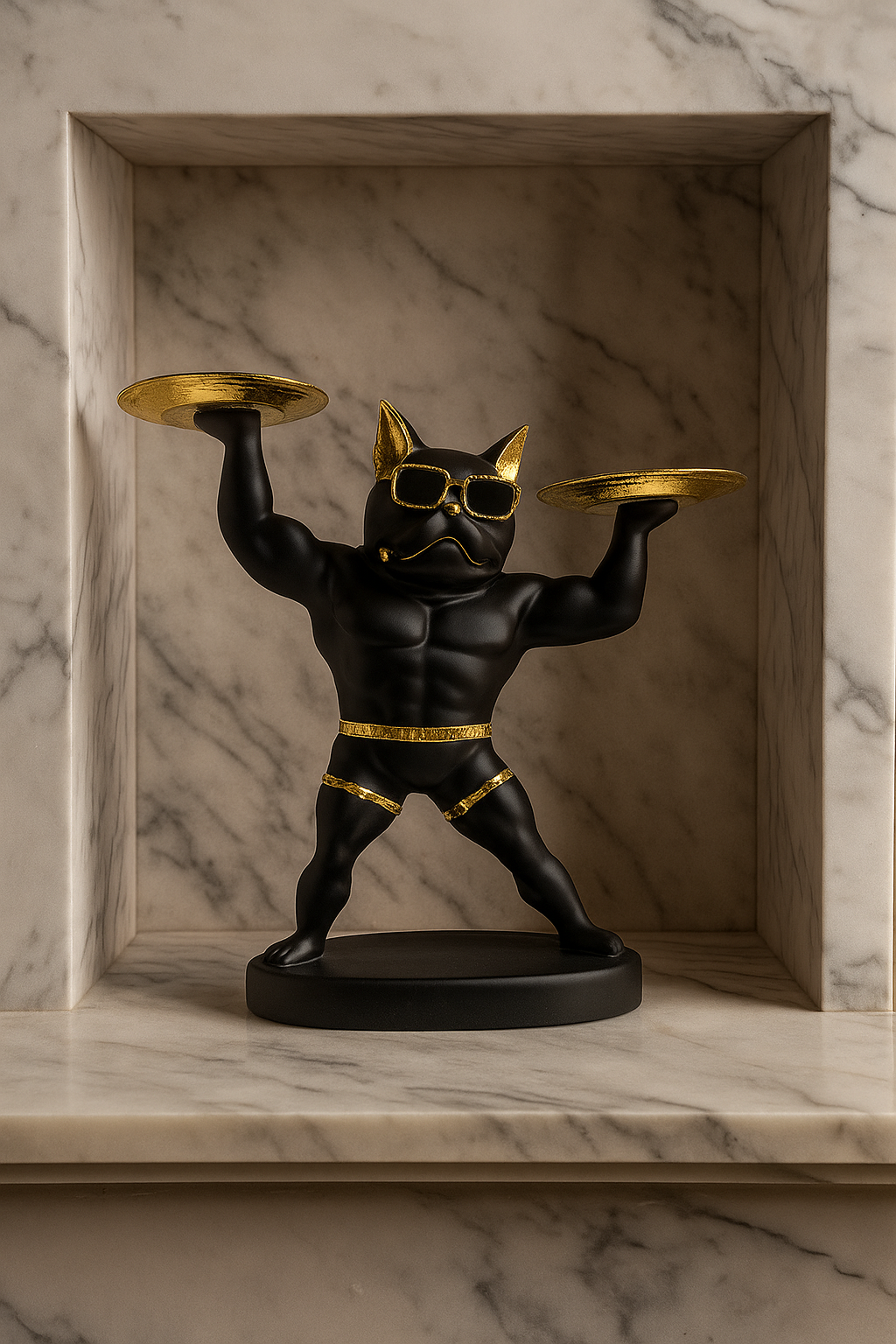 Luxury French Bulldog Butler Set