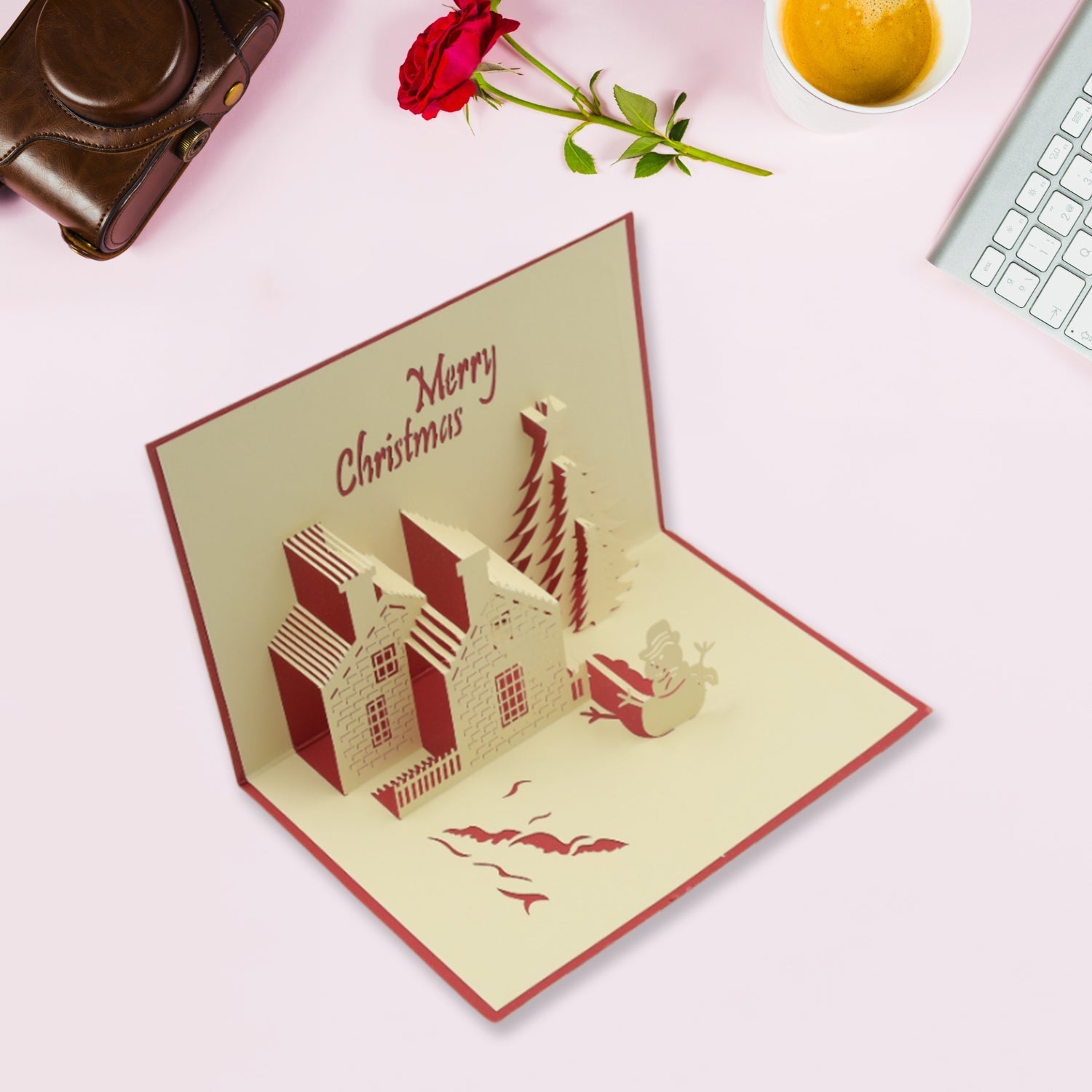 3D Paper Wish Card ? High Quality Greeting Card for Birthday, Valentine, Love, Christmas & More (1 Pc)
