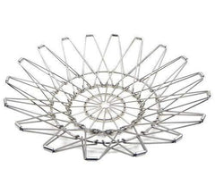 Durable stainless steel wire bowl for dining and kitchen
