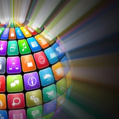 Digitalized Globe Mobile Case Cover