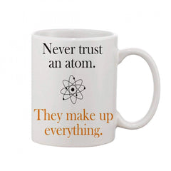 Generic Printed Ceramic Coffee Mug - 1 Pieces, White, 11oz