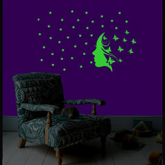 Generic Green Radium Sticker Wall Sticker