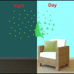 Generic Green Radium Sticker Wall Sticker