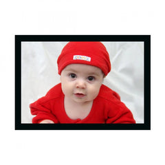 Generic Baby Photo Painting with Synthetic Photo Frame (Multicolor)