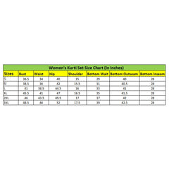 Generic Women's Roman Silk Embroidery 3-4th Sleeve V-Neck Kurti With Pant Dupatta Set (Lavender)