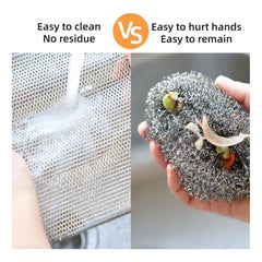 Generic Polyester Two Layer Non Scratch Dish Wash Cloth Pack of 10 (Multicolor)