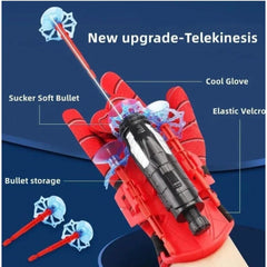 Generic Rubber Spider Web Shooters Toy for Kids (Red)