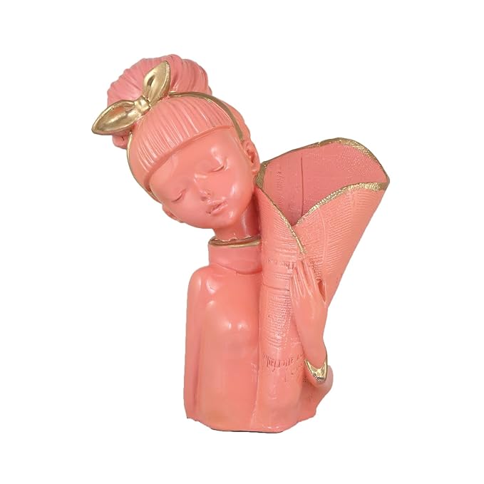 Enchanting Girl Showpiece - Exquisite Polyresin Decor | Ideal Gift for Home, Office, Decor.
