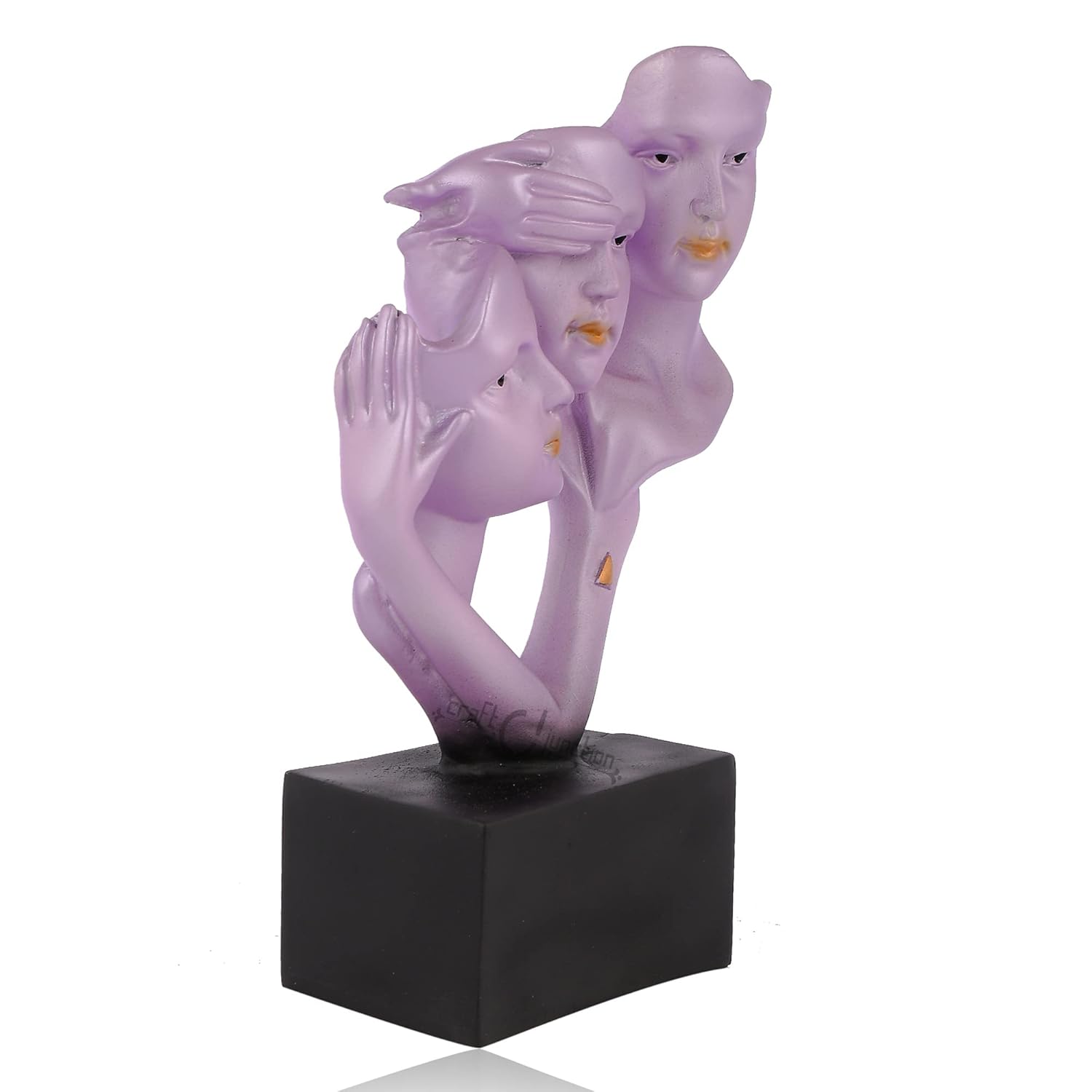 Human Face Decorative Showpiece Lovely Statue Home Decor Gifting Purpose Decorative.