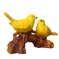 Polpiecyresin Pair of Bird Showe ??Love Birds Figurine for Living Room, Bedroom, Table Decor, Romantic Home Decoration Gift for Couple or Anniversary