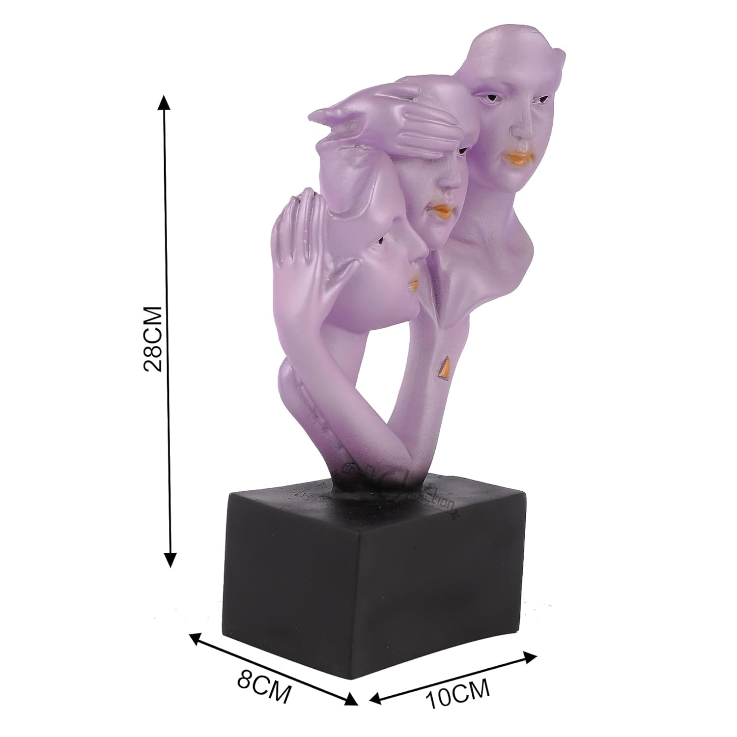 Human Face Decorative Showpiece Lovely Statue Home Decor Gifting Purpose Decorative.