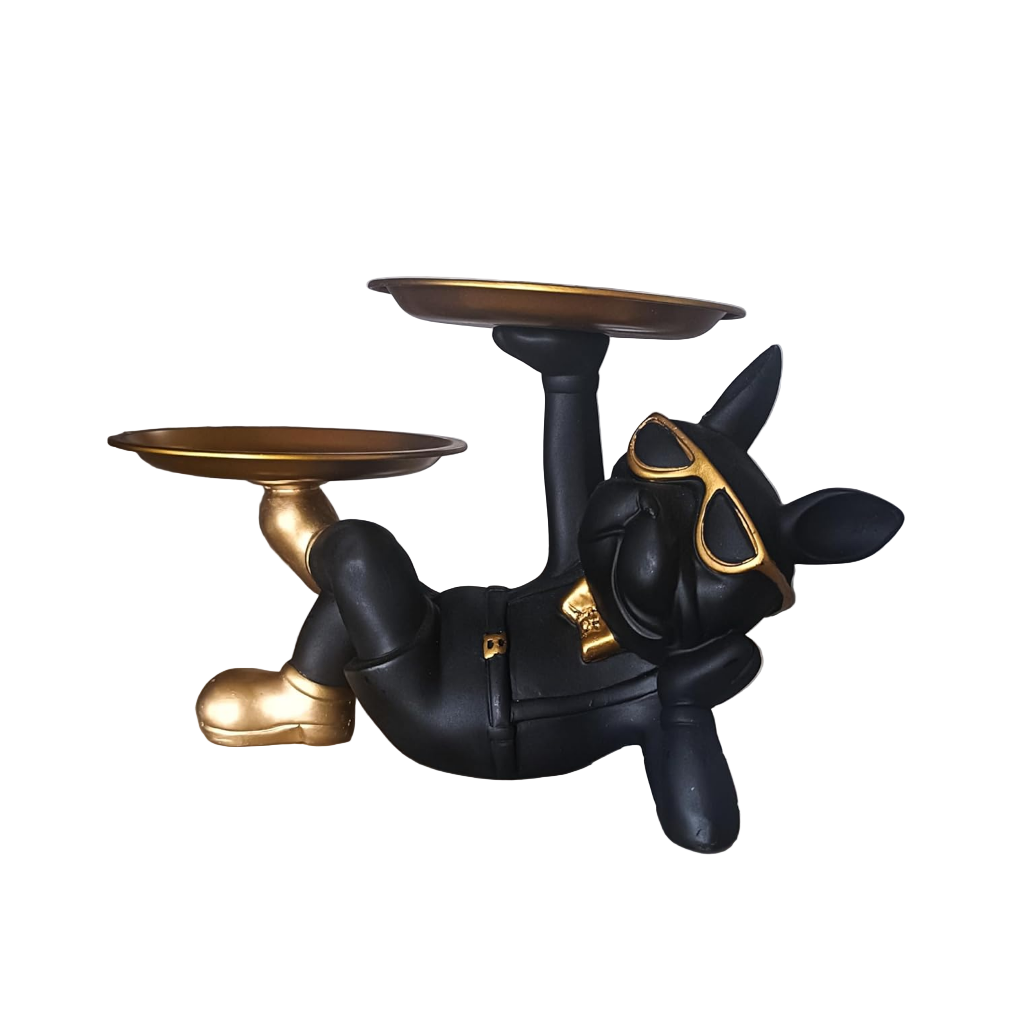 Bulldog table top tray showpiece