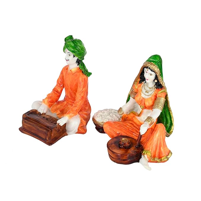 Rajasthani Resin Showpiece for Home Decor, Gifting, Table Decor Lovable Designer Decorative Gift Item.